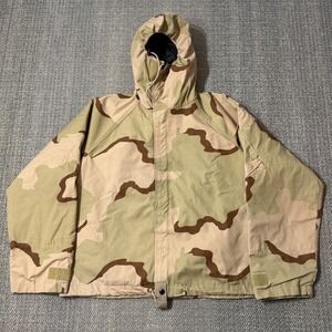 US Military Desert Camo Jacket Chemical Protective Overgarment NFR Medium
